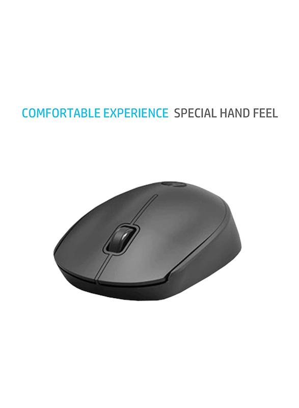 HP CS10 Wireless English Keyboard & Mouse Combo, Black