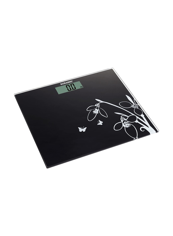 Sonashi Digital Bathroom Scale, SSC-2217, Black