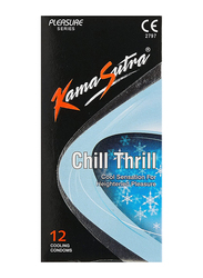 Kamasutra Chill Thrill Condoms, 12 Pieces