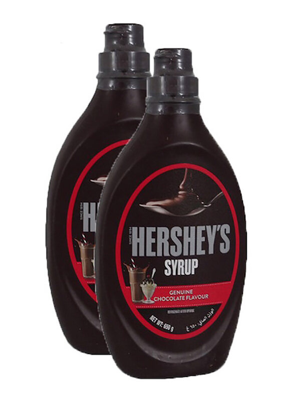 

Hersheys Chocolate Syrup, 2 Bottles x 650g