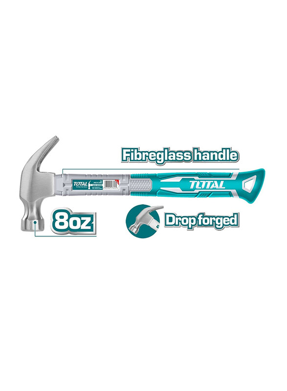

Total Claw Hammer, THTS7308, White/Teal