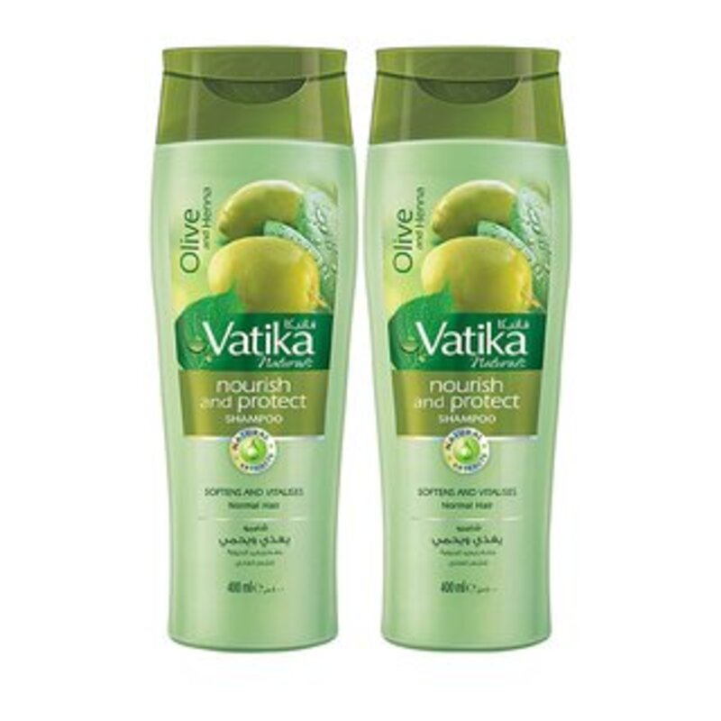 Vatika Naturals Nourish and Protect Shampoo Asst 2 x400Ml