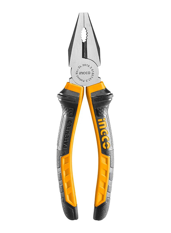 

Ingco Combination Pliers, 6 inch, HCP08168, Yellow/Black