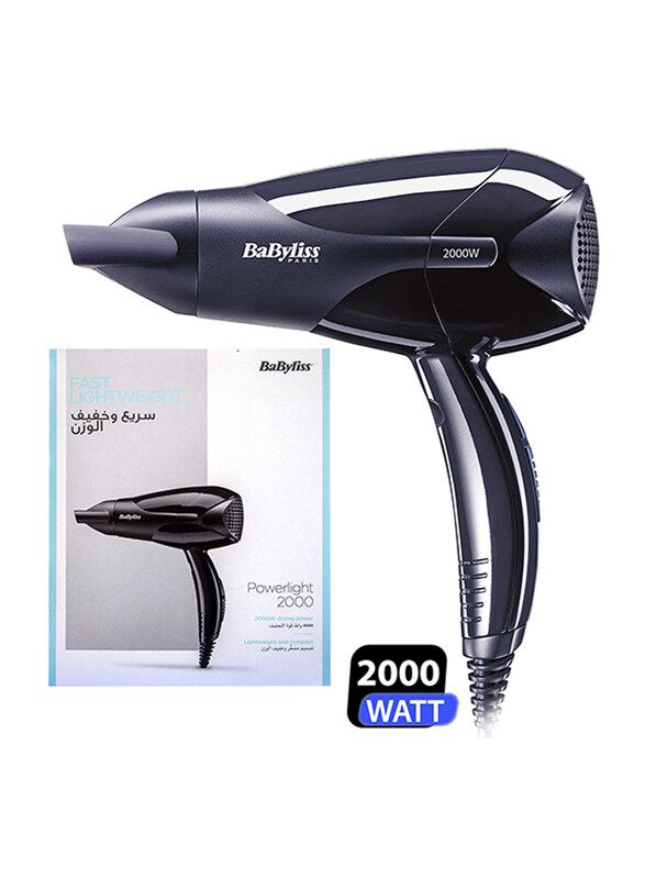 

Babyliss Light Weight Speed Control Dryer, Black