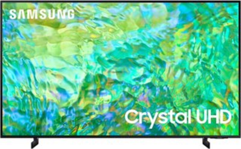 Samsung Smart TV, Crystal UHD 4K, CU8000, 43 Inch, Titan Gray, 2023, Crystal Processor 4K, Airslim, Dynamic Crystal Color