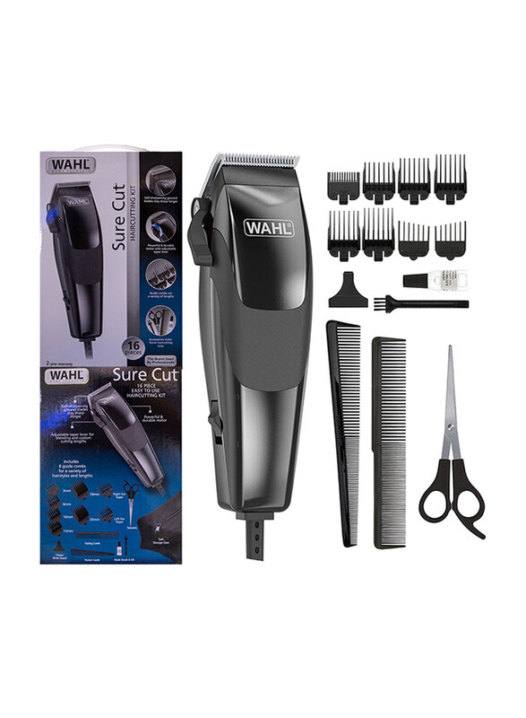 

Wahl Sure Cut Hair Cutting Kit, 79449-227, Black