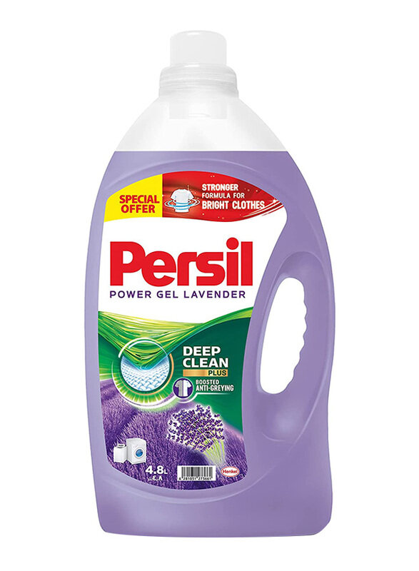 

Persil Power Gel Lavender Liquid Detergent, 4.8 Liter