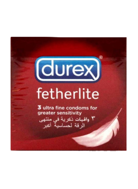 Durex Fetherlite Thin Condoms, 3 Pieces