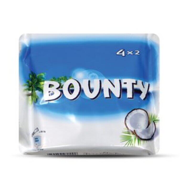 

BOUNTY BARS 4 x 2 x 28.5GM