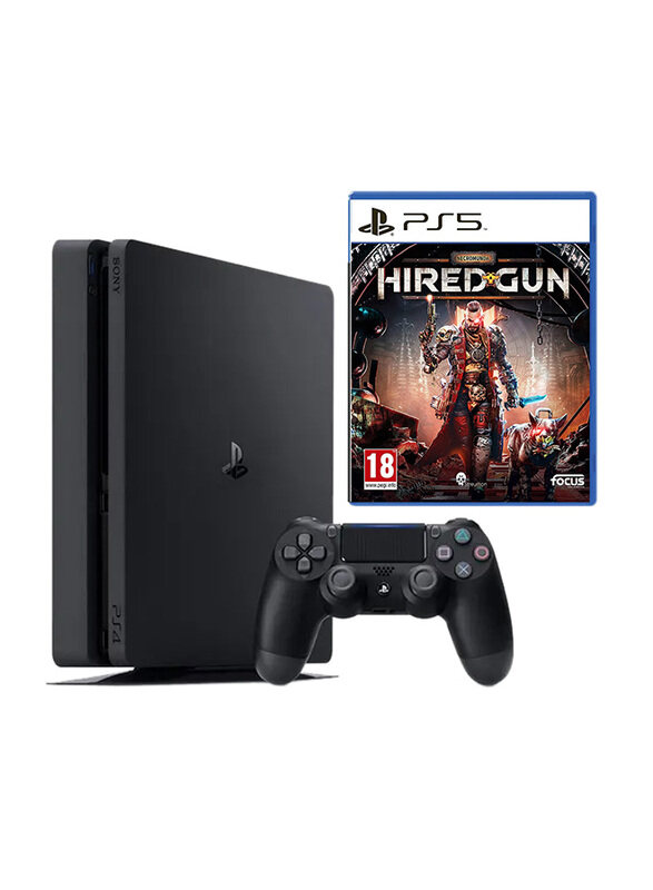 

Sony PlayStation 5 Console, with 1 Controllers with 1 Game (Hired Gun), Black