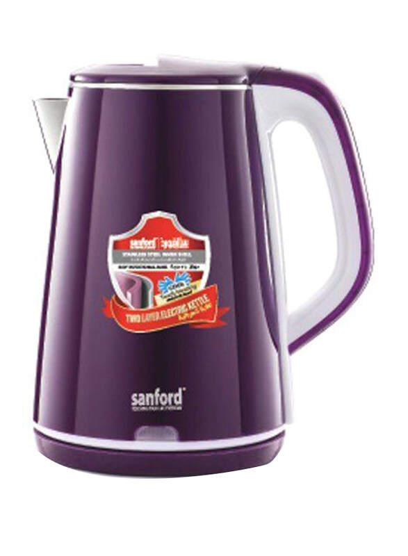 

Sanford 2.2L Electric Kettle, 1600W, SF3363EK-2.2L BS, Purple