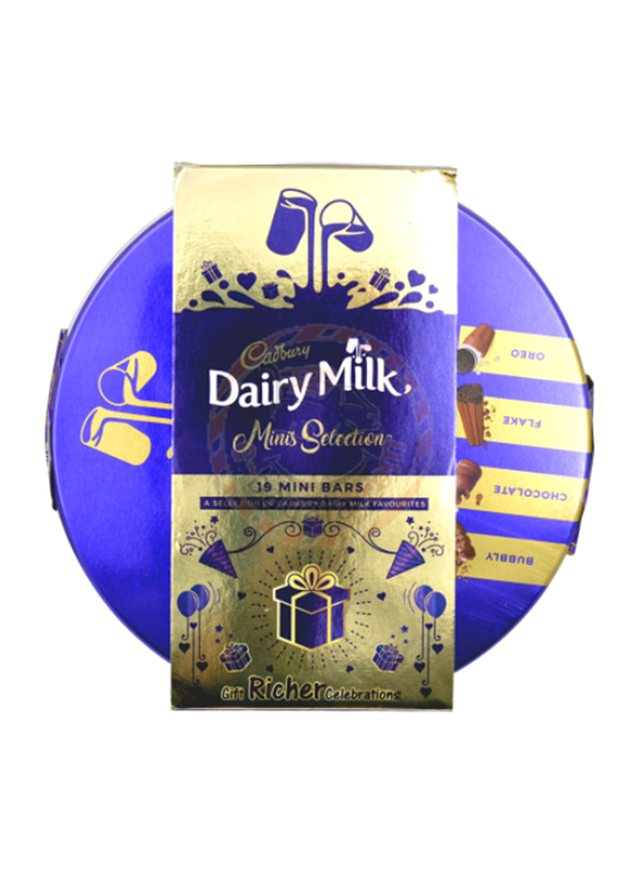 Cadbury Dairy Milk Selection Gifting Tin, 250g