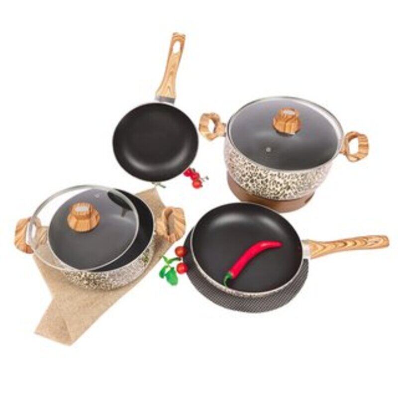 NON STICK COOKWARE 12 PCS  SET