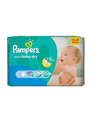 Pampers Baby-Dry Diapers, Size 4, Junior+, 7-14 kg, Jumbo Pack, 44 Count