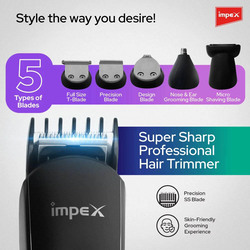 Impex Professional Multi Grooming & Trimmer Kit, GK 402, Black