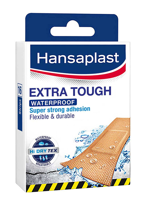 Hansaplast Extra Tough Strips, 16 Pieces