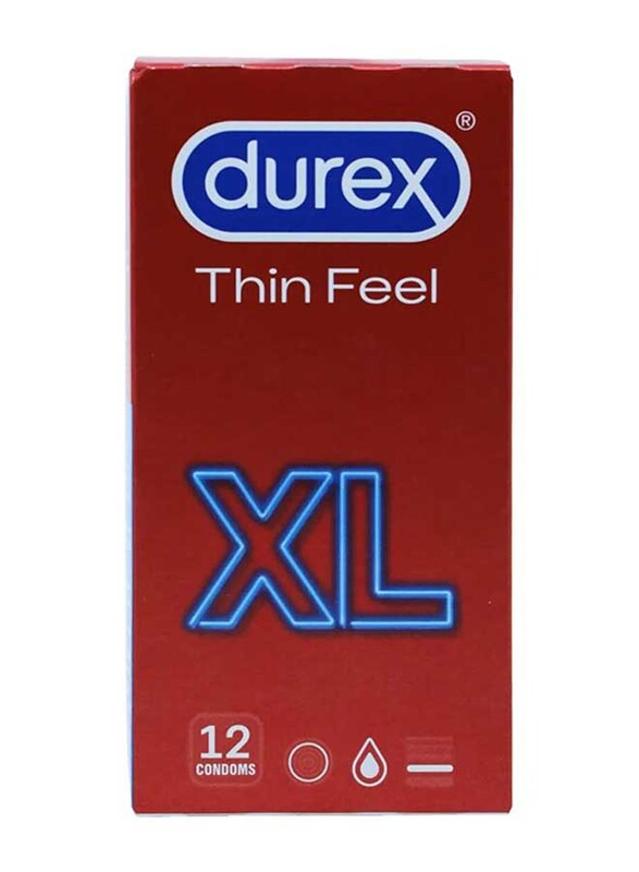 Durex Thin Feel Xtra Large Condom, 12 Pieces