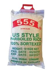 555 Thai US Style Parboiled Rice, 10 Kg