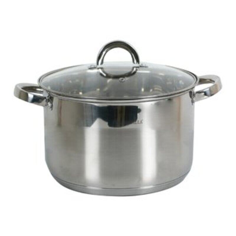 

Genric 26Cm Stainless Stel Casserole With Glass