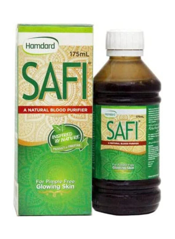 

Hamdard Safi Natural Blood Purifier for Pimple Free Skin, 175ml