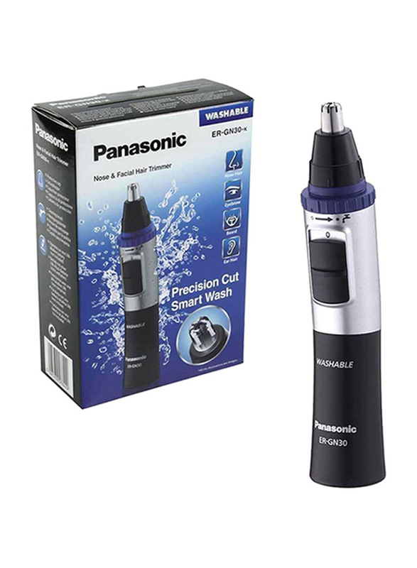 Panasonic Nose & Facial Trimmer, ER-GN30, Black/White