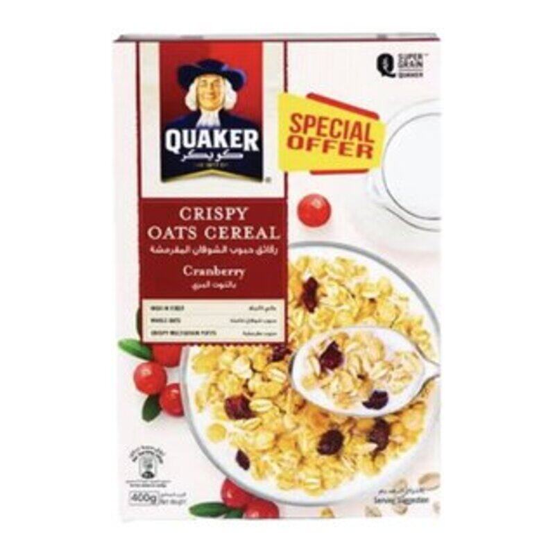 

Quaker Cereal Oats Cranberry 400g