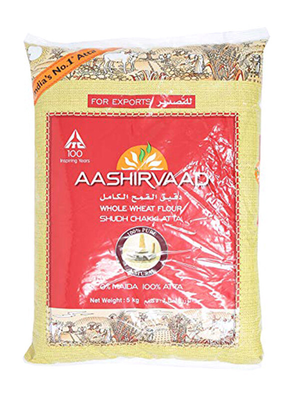 

Aashirvaad Whole Wheat Flour Shudh Chakki Atta, 5Kg