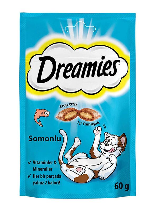 

Dreamies Salmon Cat Dry Food, 60g