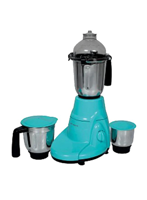 Olsenmark 3 in 1 Mixer Grinder with stainless Steel Jar, 750W, OMSB2144, Blue