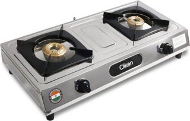 Clikon CK4288, Stainless Steel Dual Gas Burner