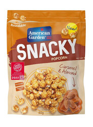 American Garden Snacky Caramel & Almond Popcorn, 80g