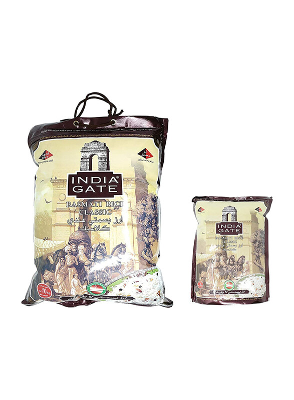 

India Gate Classic Basmati White Rice, 10 Kg+2 Kg