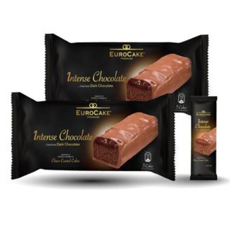 

Euro Cake Eurocake Coated Chocolate Inttense 2 X 150G