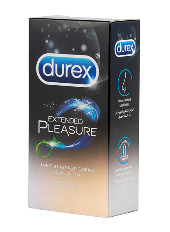 Durex Extended Pleasure Condom, 12 Pieces