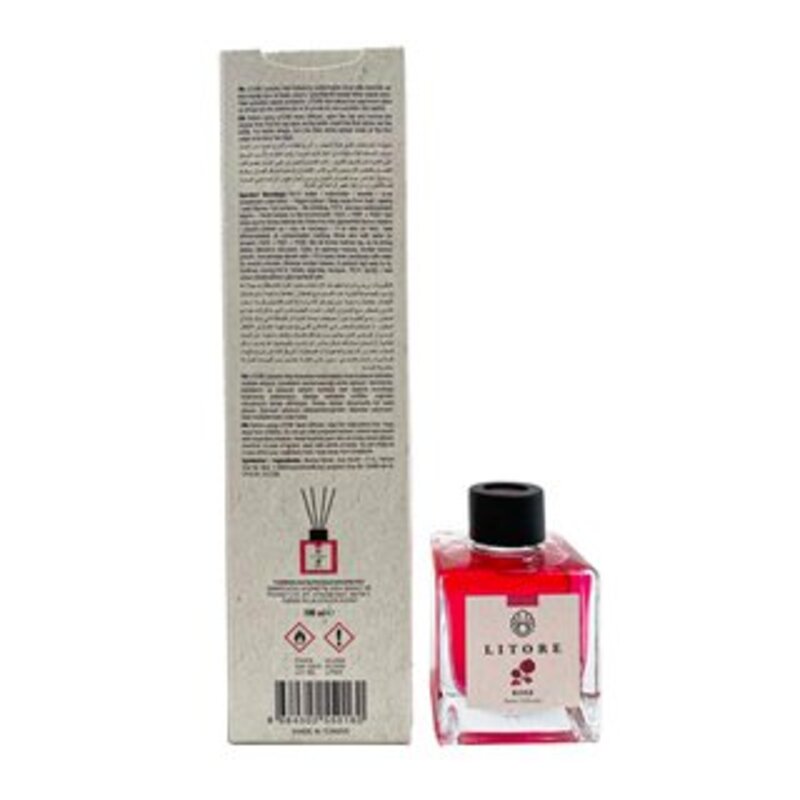 Litore Rose  Reed Difuser,  100 ml