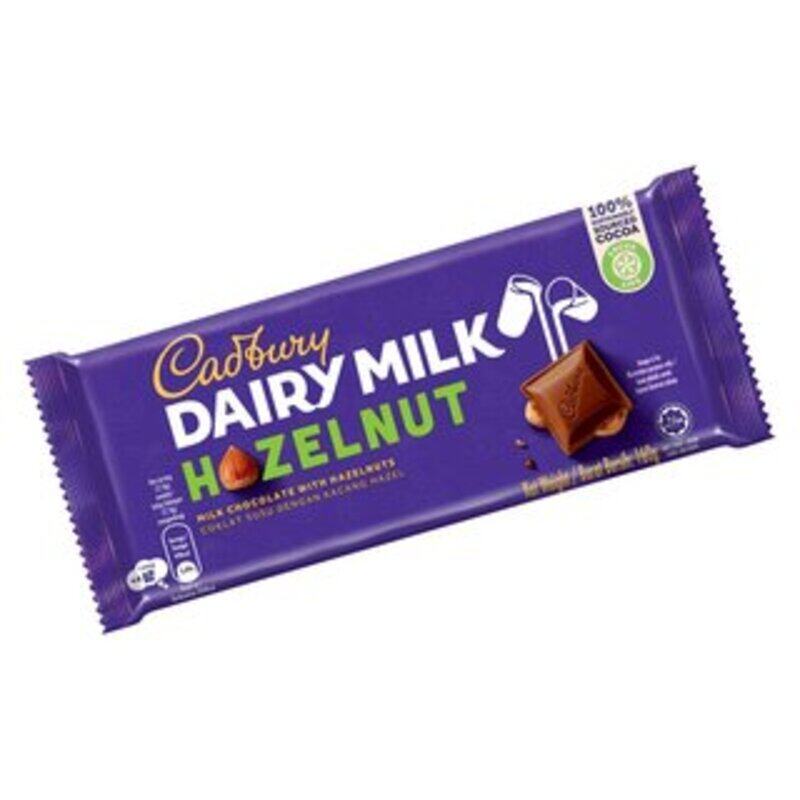 

Cadbury Dairy Milk Hazelnut Chocolate ,160gm