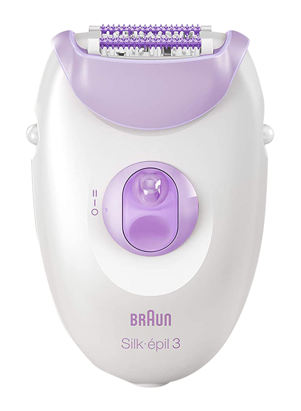 Braun Silk-Epil Epilator, SE-3170, White/Purple