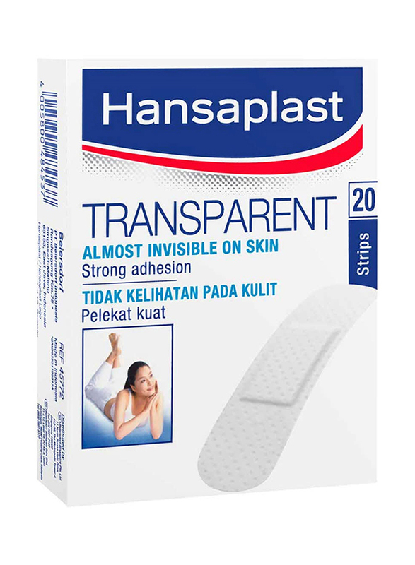 Hansaplast Transparent Strips, 20 Strips