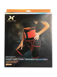 Waist and Thigh Trimmer for Women, Large, Multicolour