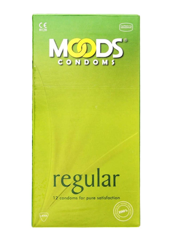 Moods Regular Condoms, 12 Pieces