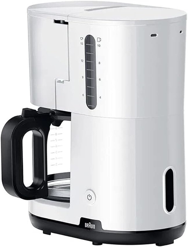 Braun Breakfast KF100WH,  Filter Coffee Maker AromaCafe OptiBrew System Automatic Shut Off Coffee Maker for up to 10 Cups