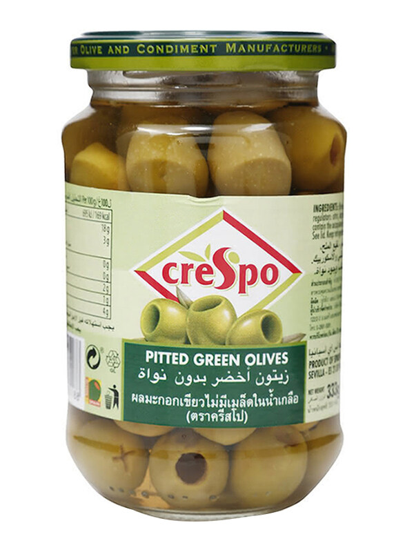 

Crespo Pitted Green Olives In Brine, 354g