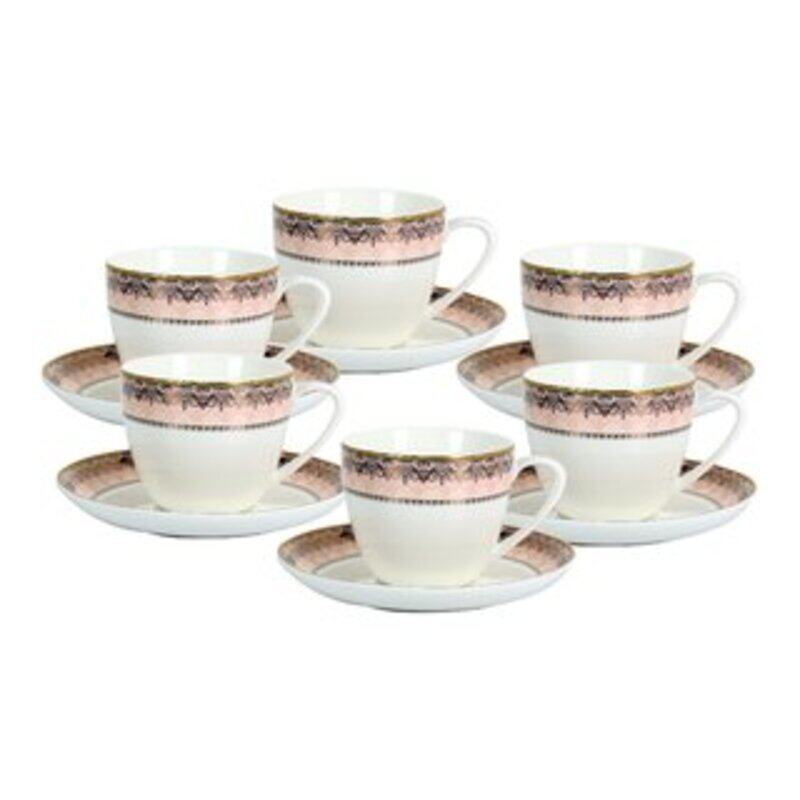 

Generic 12 Pcs Tea Cup&Saucer