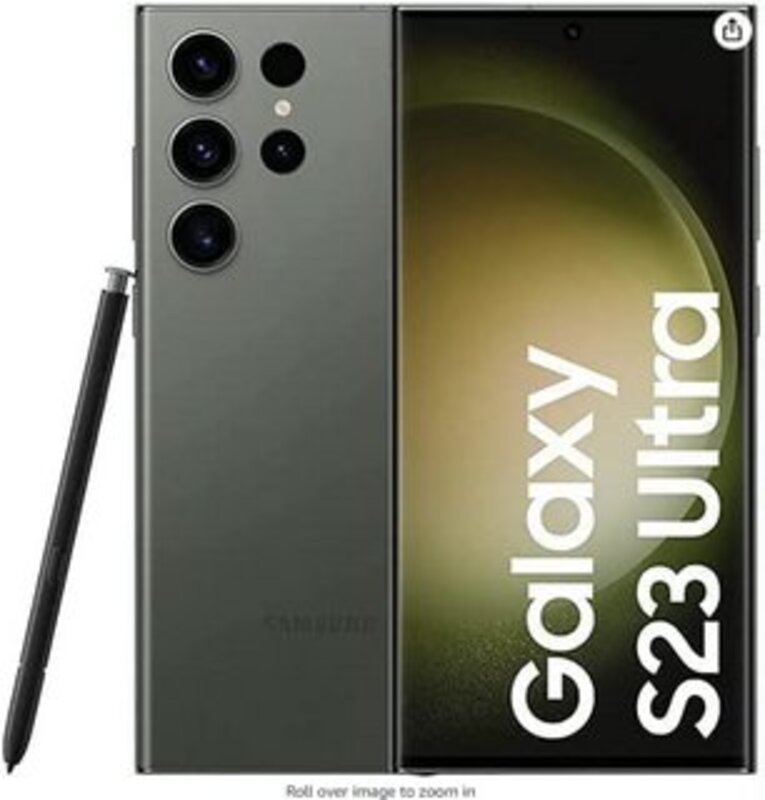 Samsung Galaxy S23 Ultra 256GB Green12GBRam, 5G Dual SIM ,Smartphone
