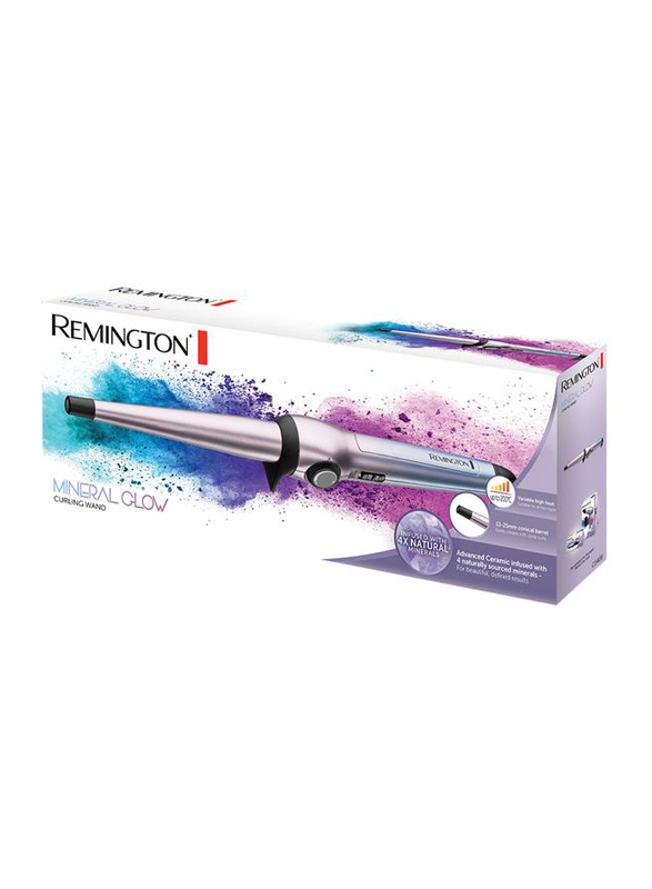 Remington Mineral Glow Curling Wand Hair Curler, Multicolour