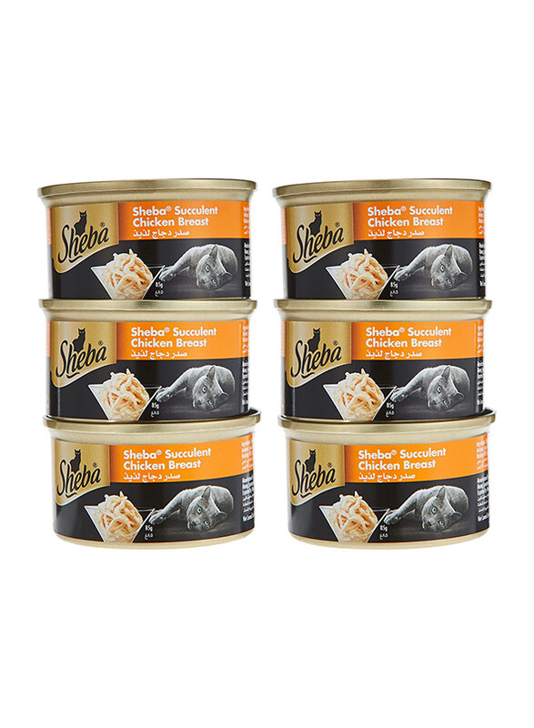 

Sheba Succulent Chicken Breast Cat Wet Food, 6 x 85g