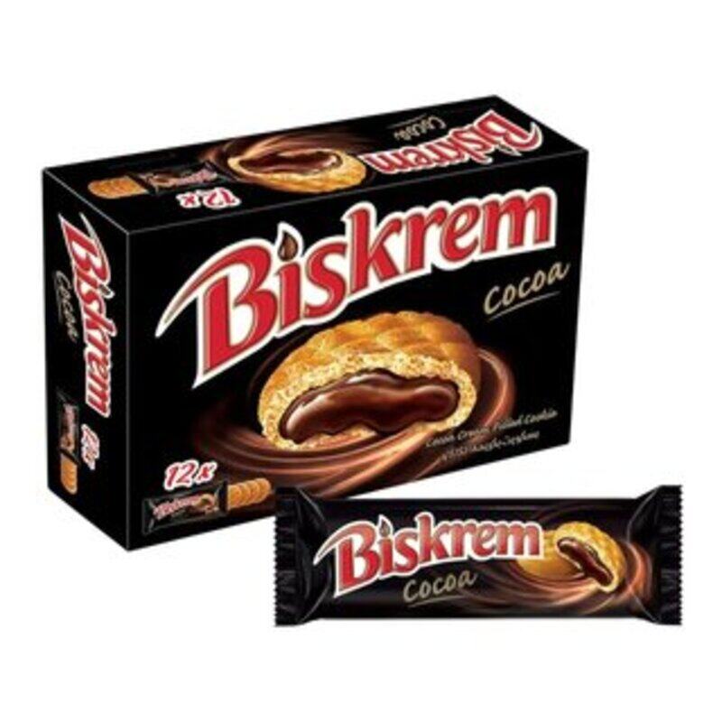 

Ulker Biskrem Biscuits Filled With Cocoa Cream 12 x 36g