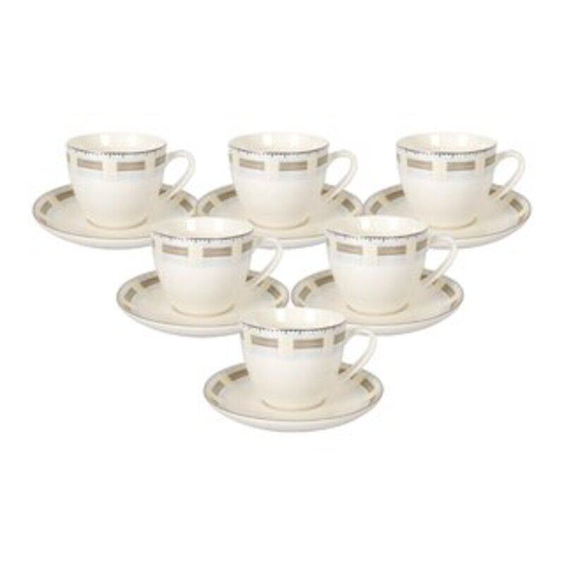 

Generic 12 Pcs Tea Cup & Saucer