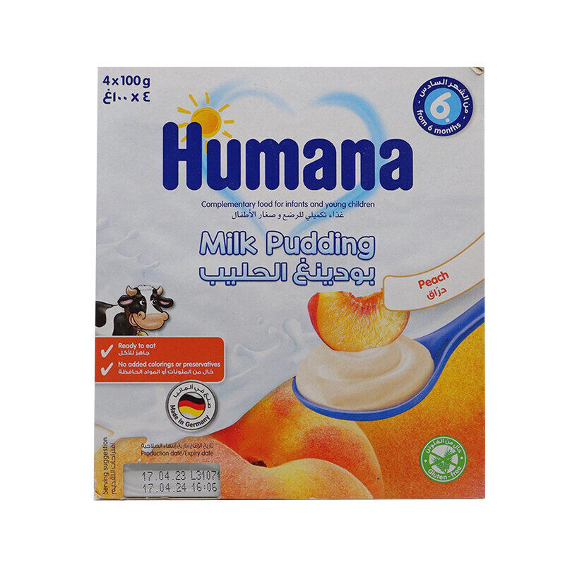 

HUMANA MILK PEACH DESSERT 100G