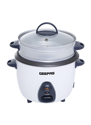 Geepas 1L Electric Rice Cooker, 400W, GRC4325, White